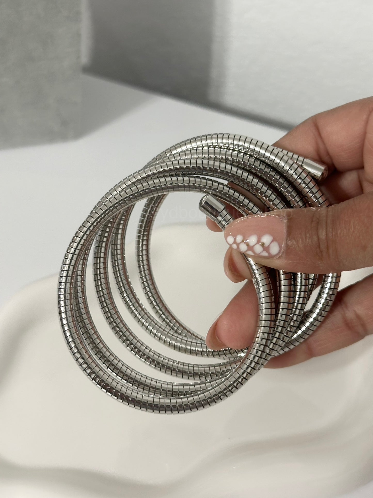 Silver spiral