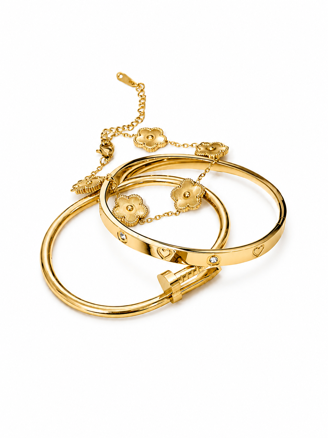 Lovely 3 Pcs set (Waterproof, Non tarnish, hipoalergenic)