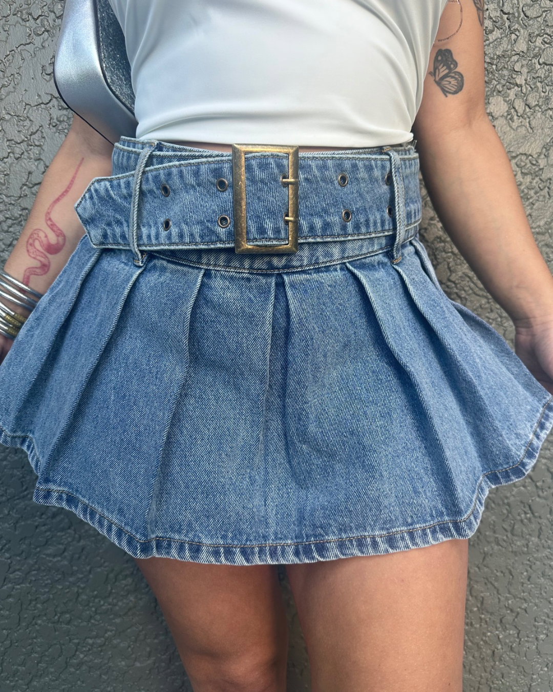 Falda pantalones mahon puro (no estira)