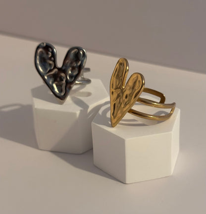 Heart shape ring