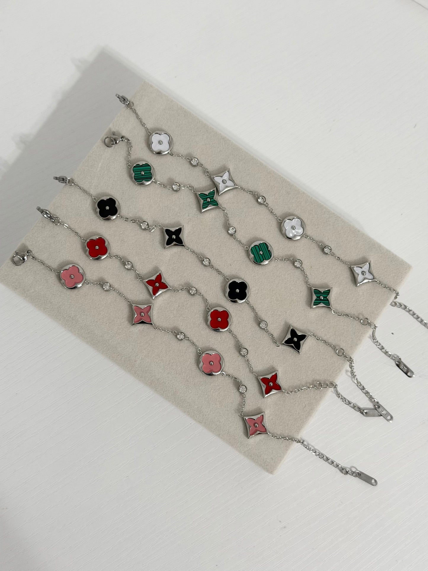 Silver panther bracelet