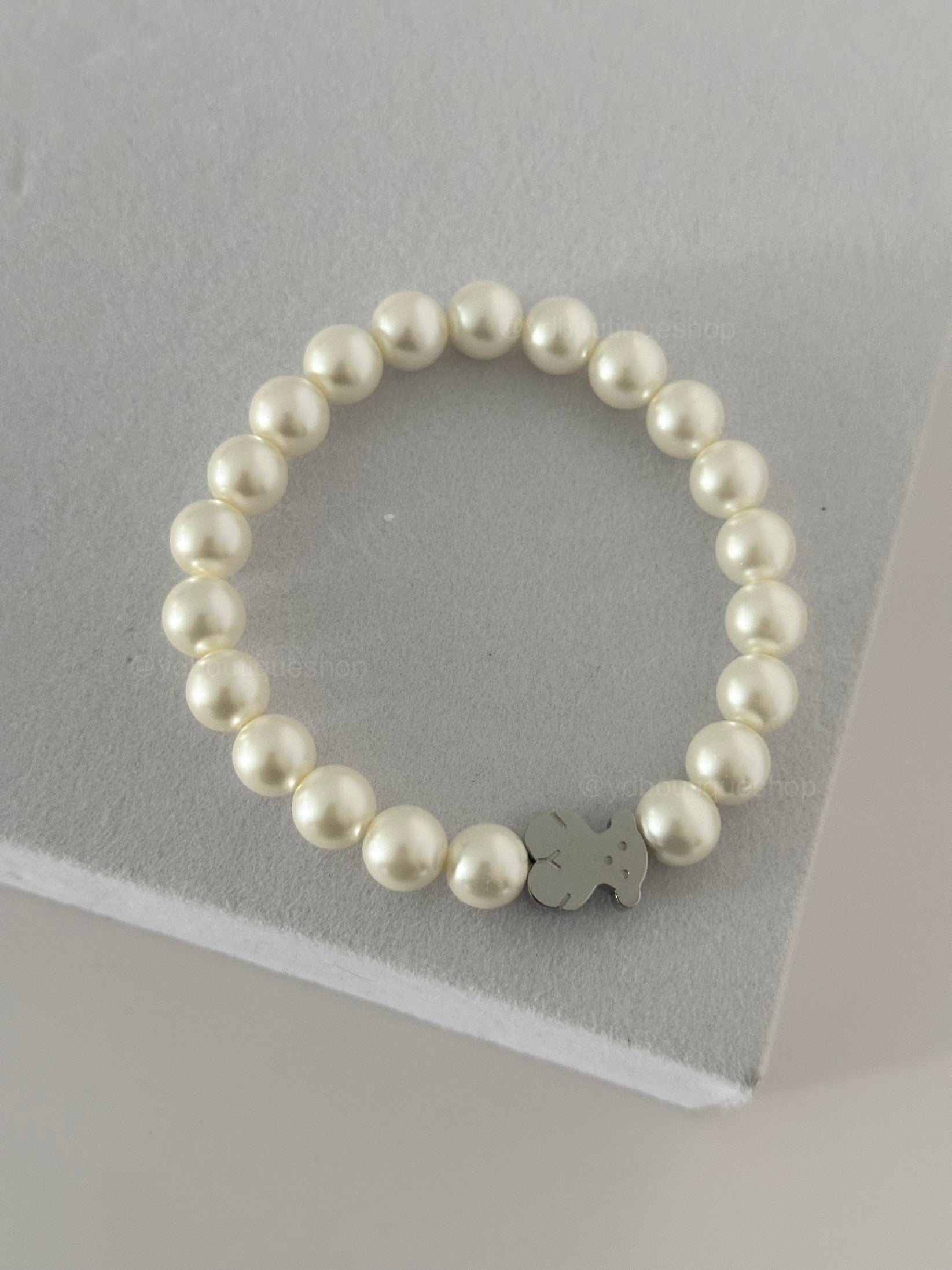 Pearls silver bracelet