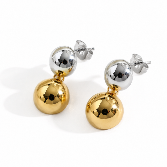 Intercolor medium studs (Non tarnish, hipoallergenci)