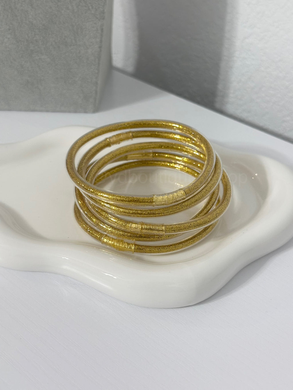 Rounded gel 5 pcs bangle