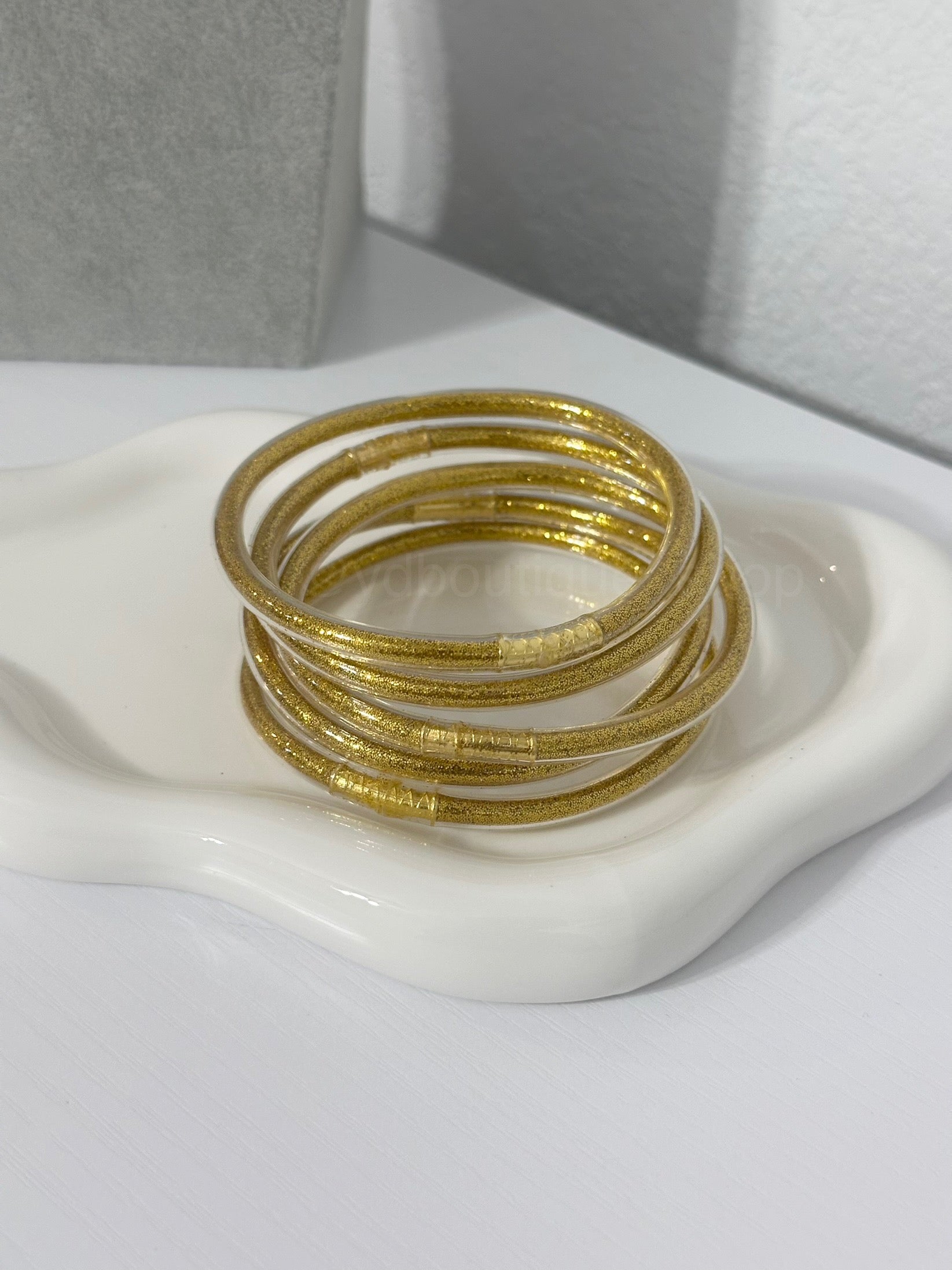 Rounded gel 5 pcs bangle