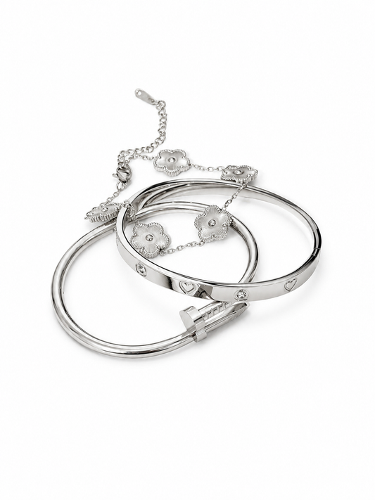 Lovely 3 Pcs set (Waterproof, Non tarnish, hipoalergenic