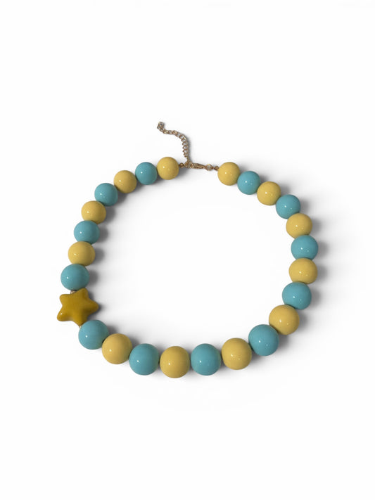 Yellow star necklace