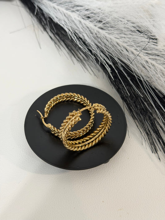 Galia  34mm (waterproof/ non tarnish/ hipoalergenic)