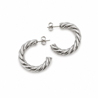 Celeste 8mm Hoops (waterproof, hipoallergenic)