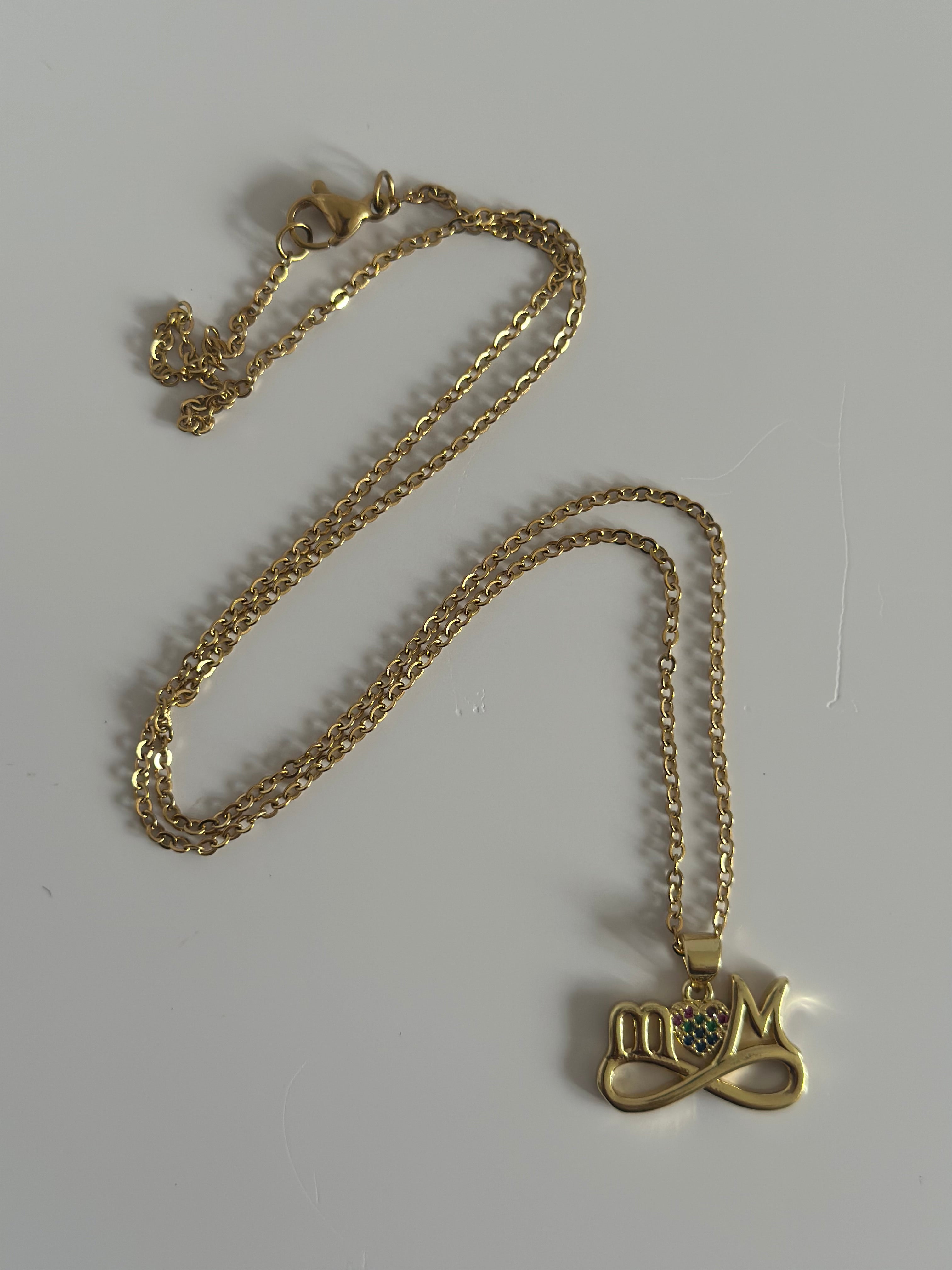 Mom beyond cooper stainless steel pendant