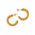 Celeste 8mm Hoops (waterproof, hipoallergenic)