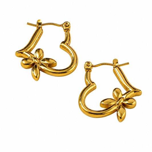 Small buterfly studs (Non tarnish, Hipoallergenic)