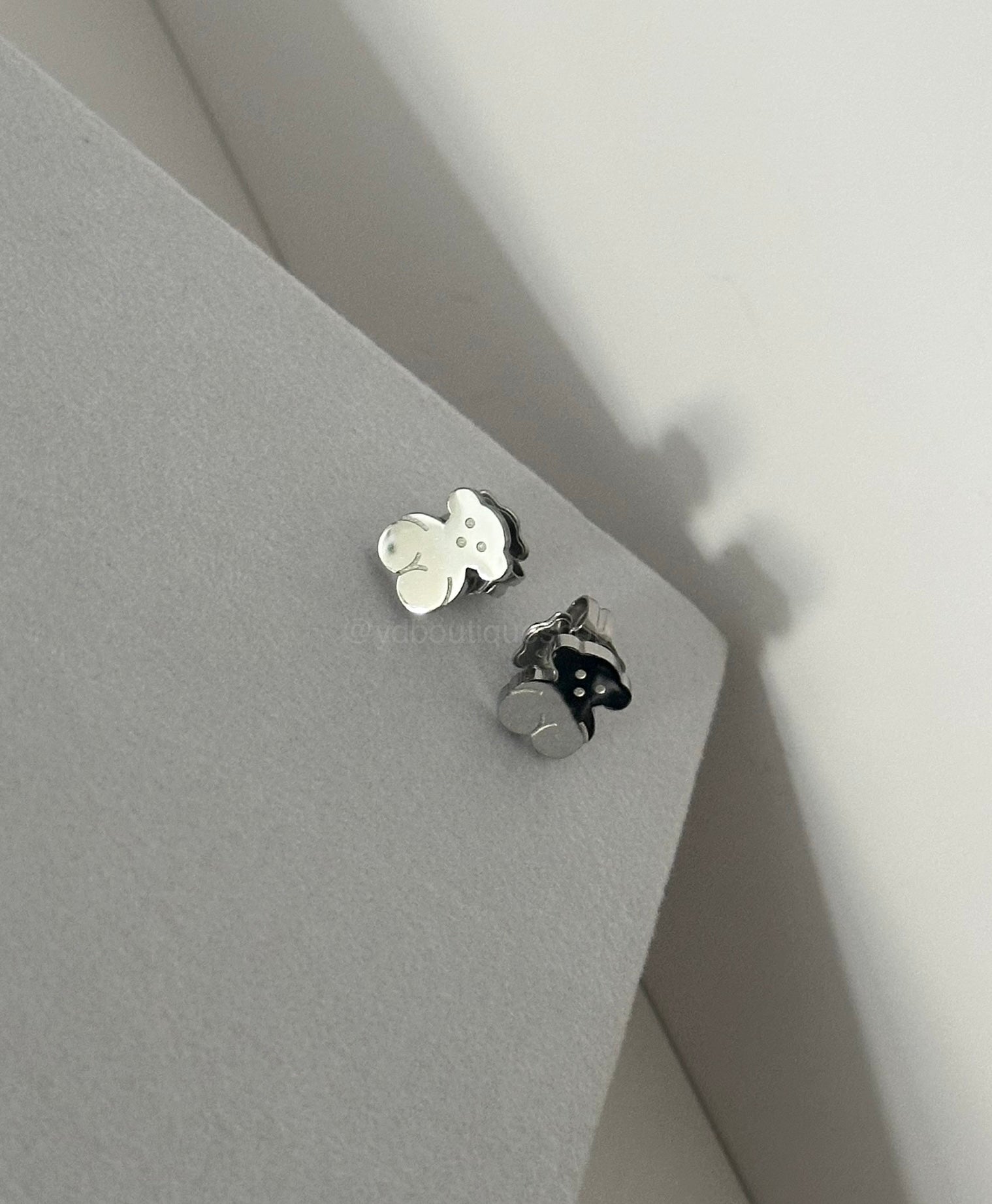 TS silver regular size studs