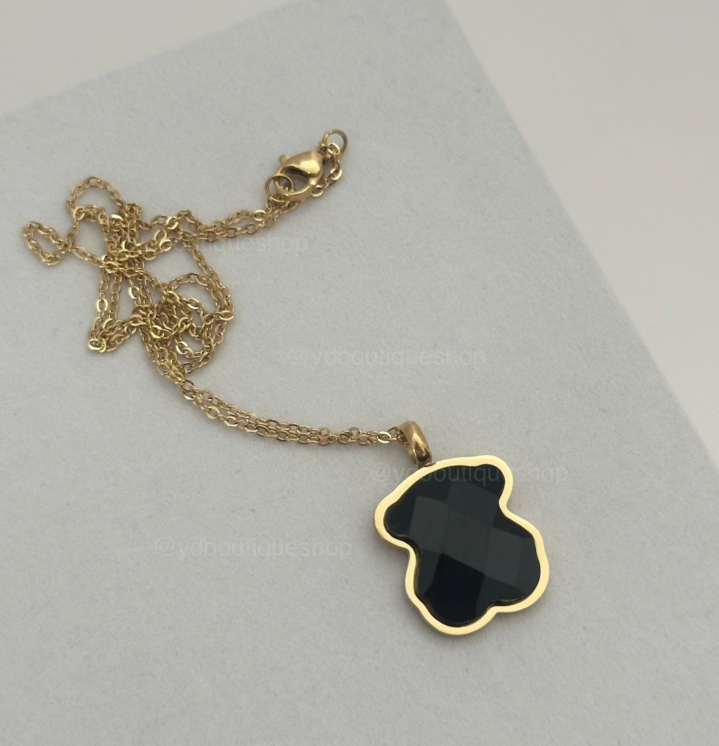 TS golden necklace