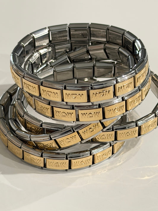 Italian Mom Bracelet waterproof/non tarsnish/ hipoalergenic