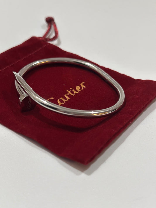 Silver bangle for men