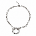 Oval necklace (Non tarnish, hipoallergenic)
