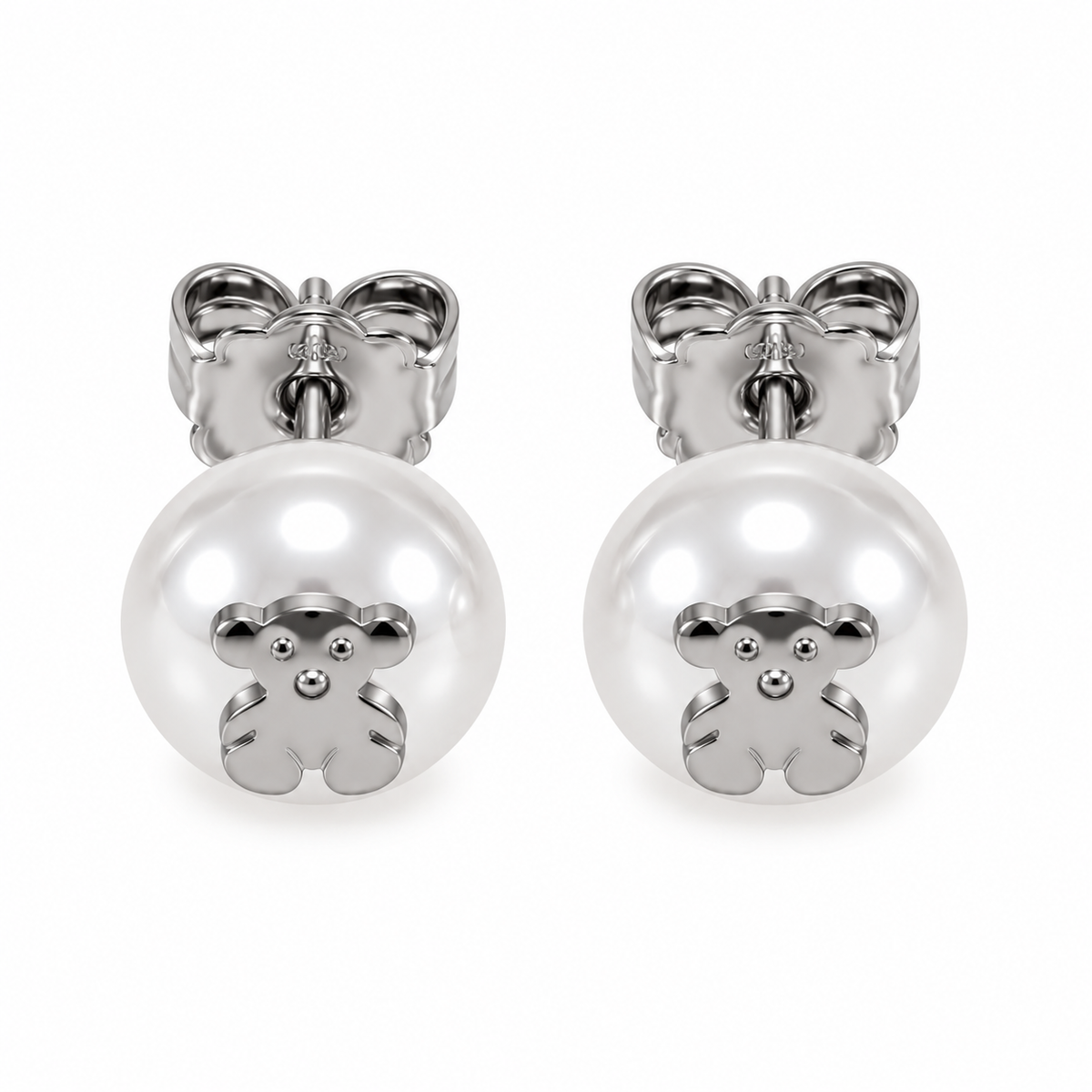 Little bear studs (Non tarnish, hipoalergenic)