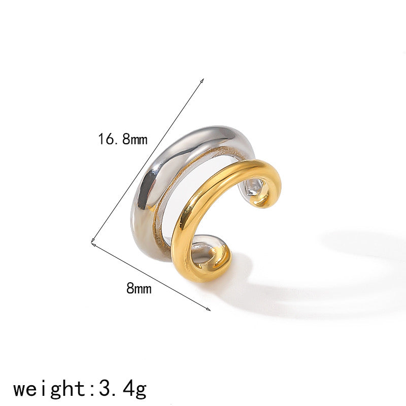 Two tones ear cuff wholesale