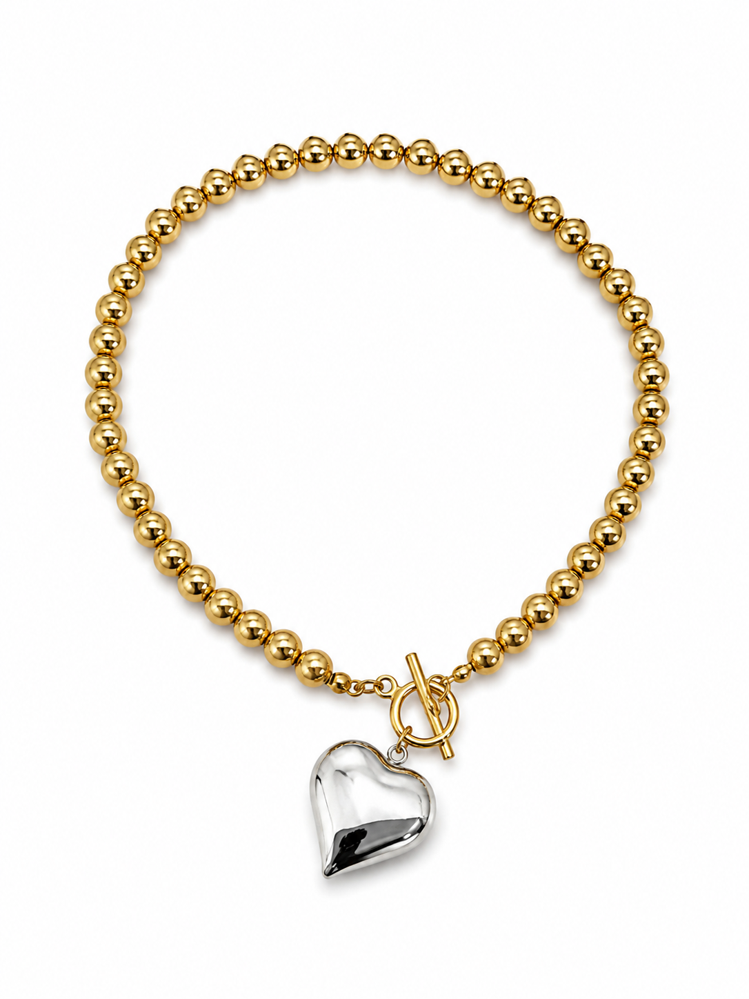 Gold Love necklace (Non tarnish, hipoallergenic)