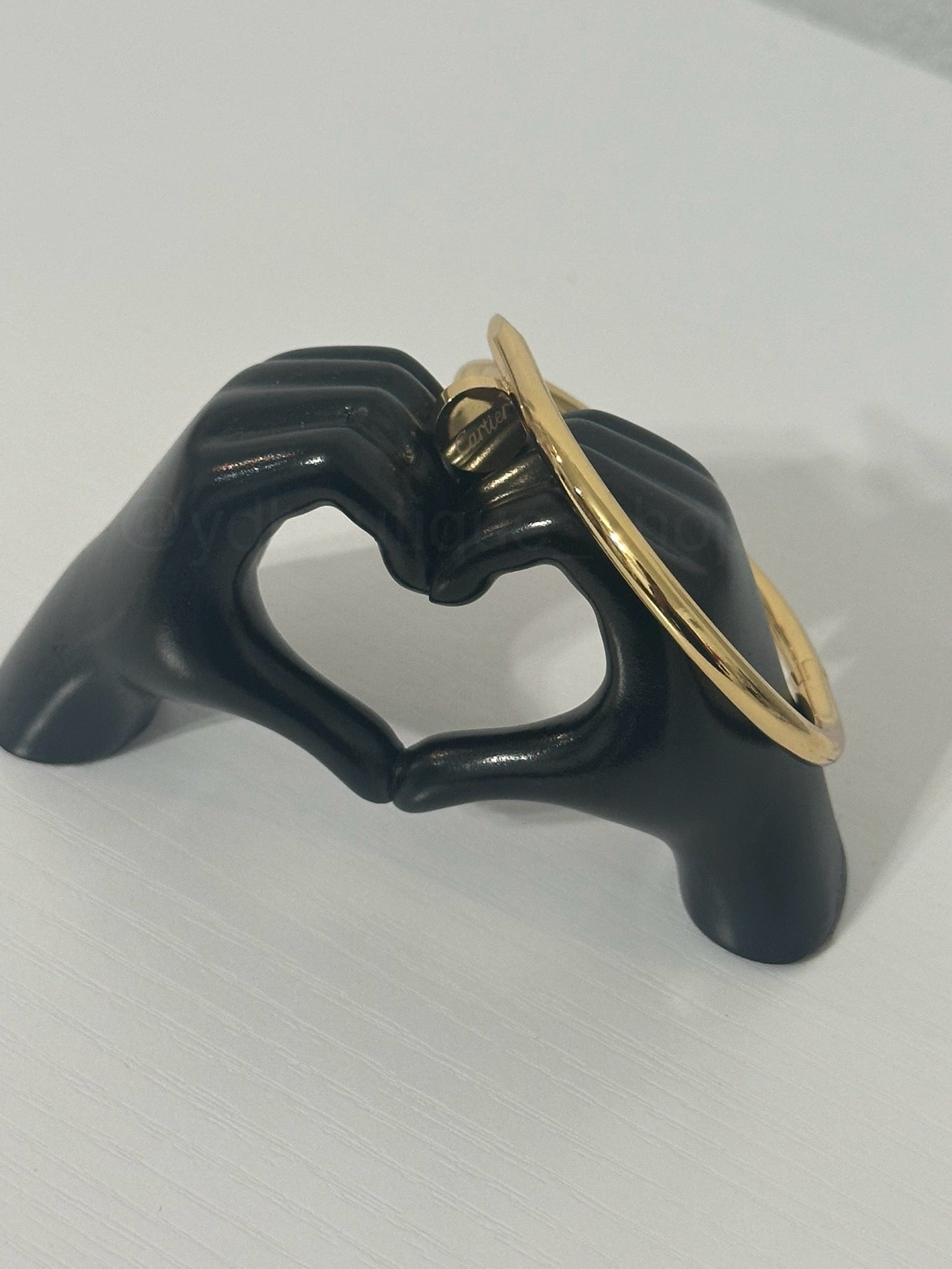 Gold classic nail with logo