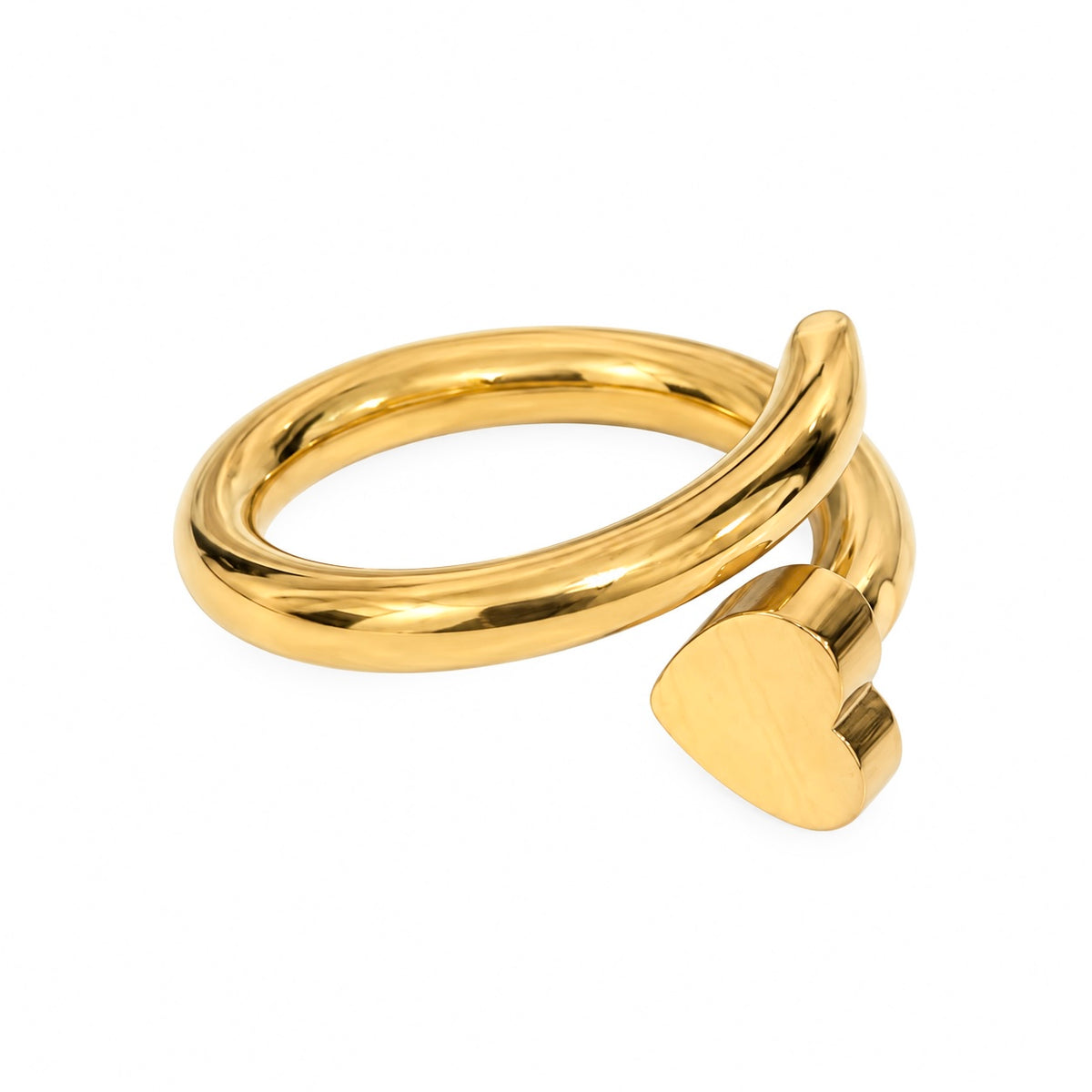 Hearty ring (non tarnish, hipoalergenic)