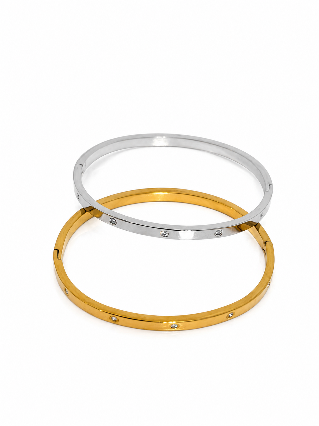 Zirconia 4mm set(Waterproof, non tarnish)