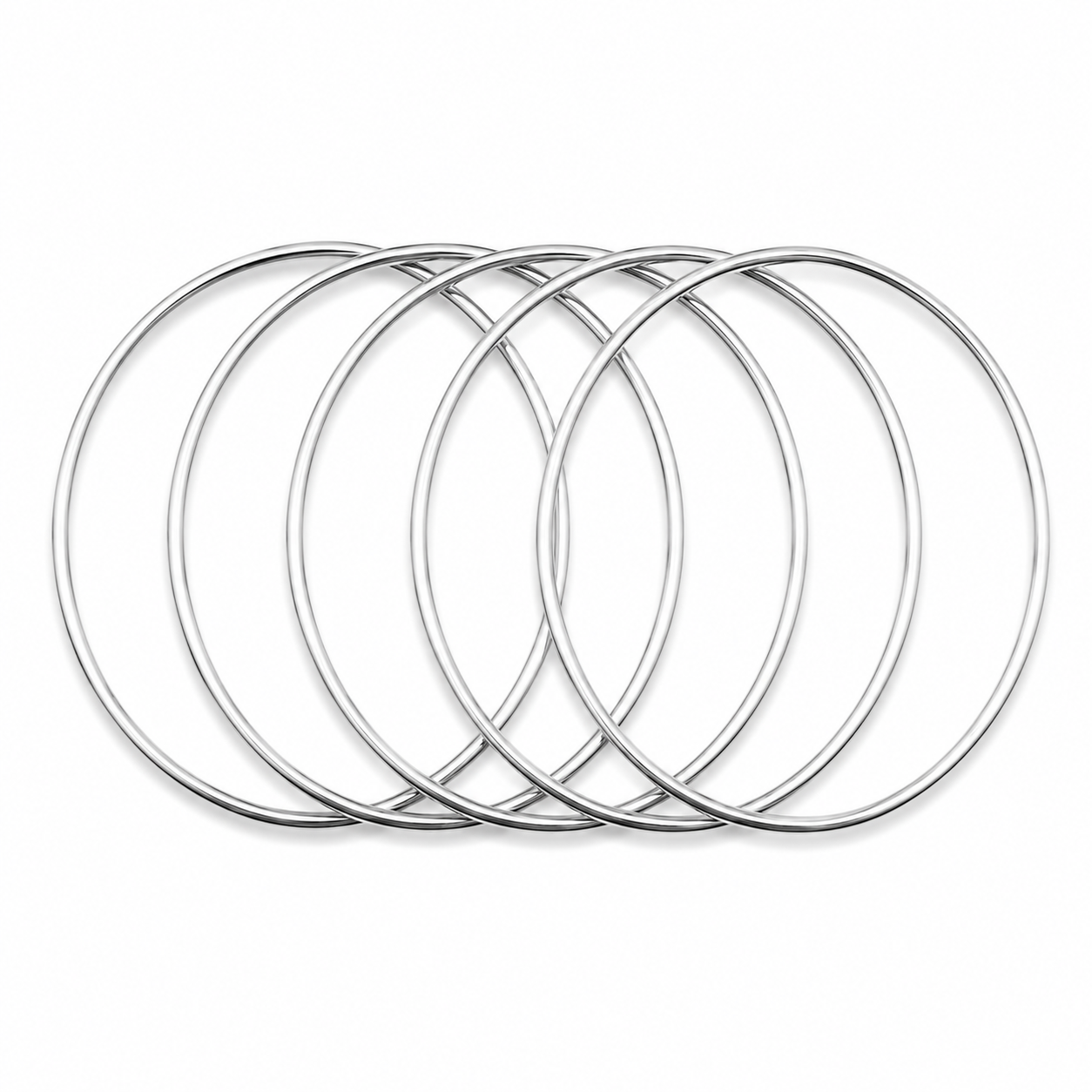 Eterna 5 Pcs bangle (Stainless steel/ 18k gold plated)