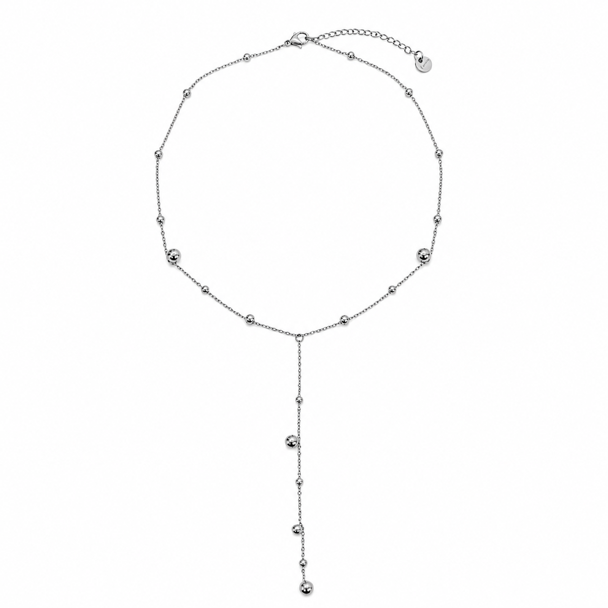 Beaded Lariat (Waterproof, non tarnish)