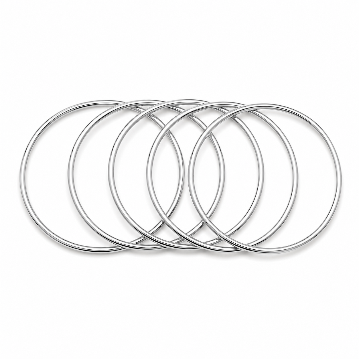 Eterna 5 Pcs bangle (Stainless steel/ 18k gold plated)