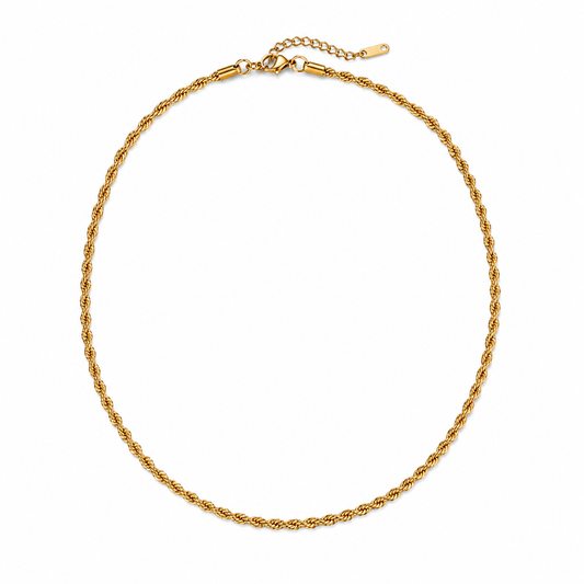 Hemp flowers necklace  (waterproof/non tarsnish/ hipoalergenic)