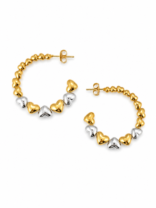 Love Loop hoops (Waterproof, non tarnish)