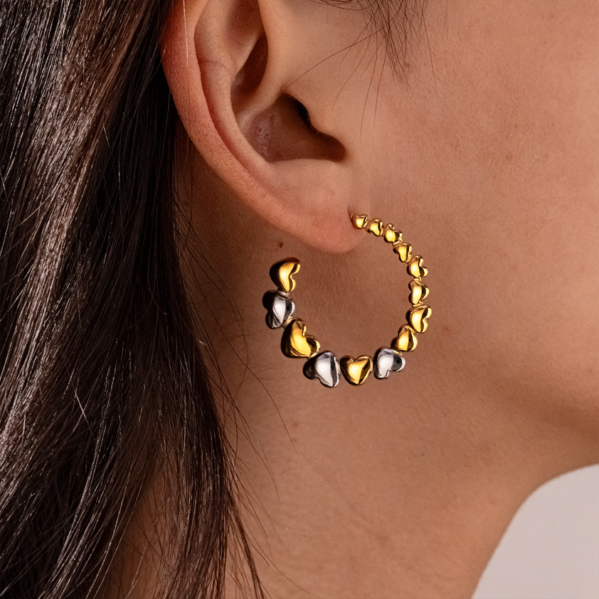 Love Loop hoops (Waterproof, non tarnish)