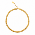 Luxe herringbone choker (Waterproof non tarnish)