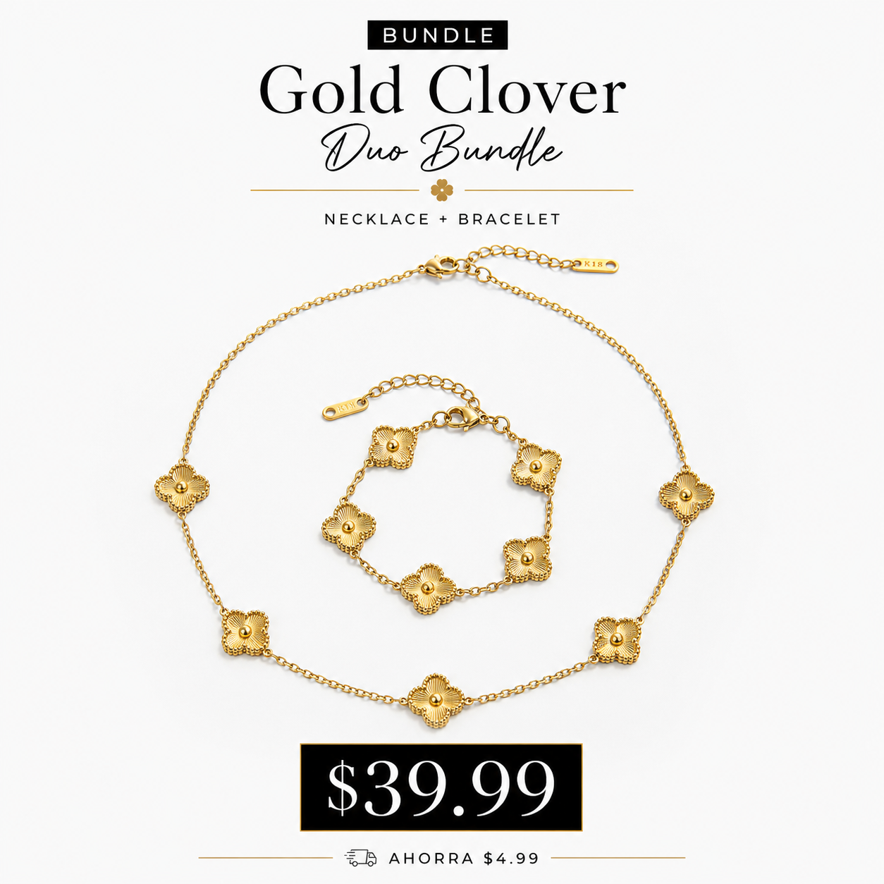 Lilibet 13mm clover bundle
