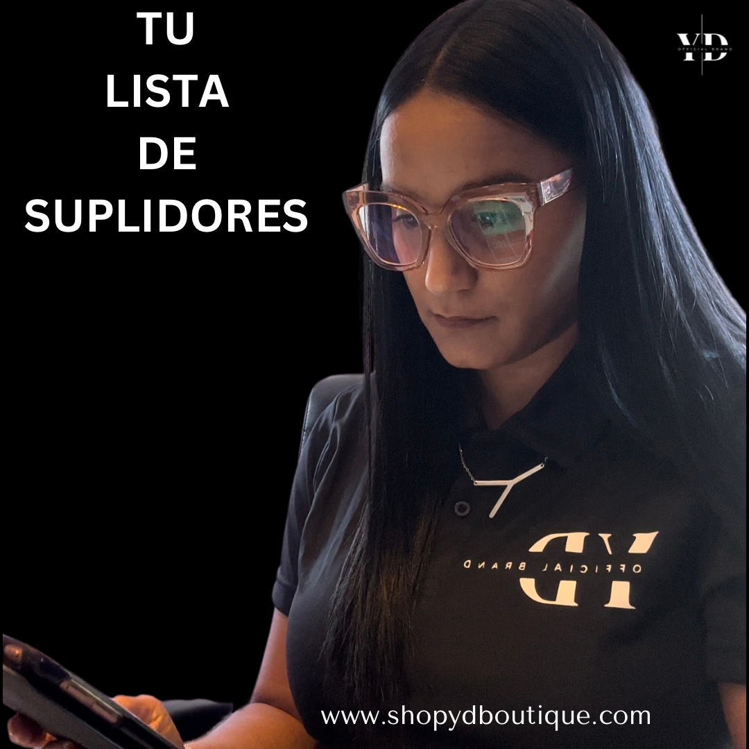 Tu lista de suplidores