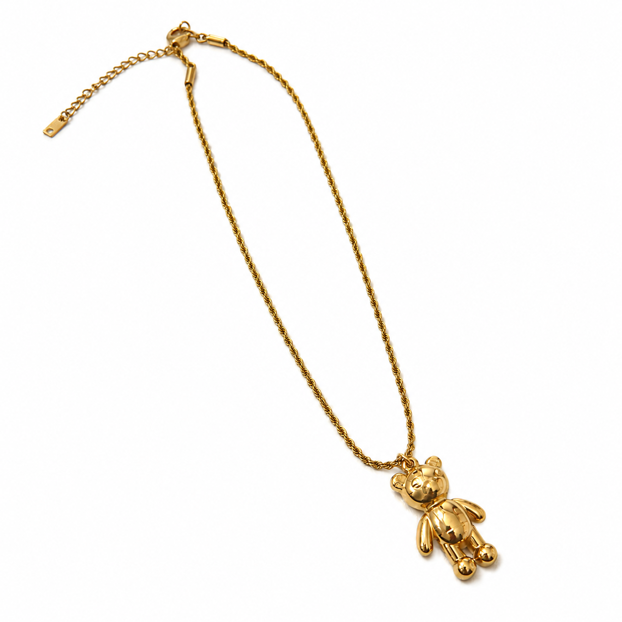 Medium teddy necklace (Non tarnish, Hipoallergenic)