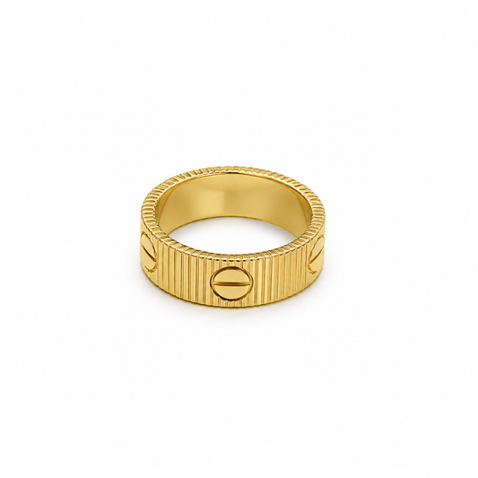 Gatar ring (Waterproof, hipoalerhenic, non tarnish)